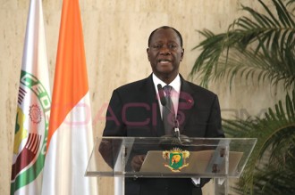 Côte dÂ’Ivoire : Ouattara annonce 2014 comme année du social et de la sécurité